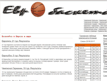 Tablet Screenshot of eurobasketball.ru